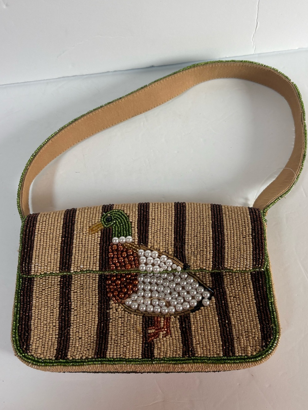 NWOT Anthropologie The Fiona Beaded Bag: Animal Edition - Picture 4 of 15
